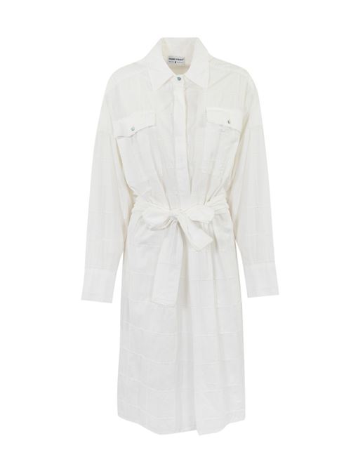 Camicia Sangallo Garment Dyed Bianco FRONT STREET | 3114901